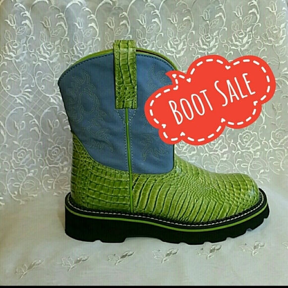 Ariat | Shoes | Nwot Ariat Fatbaby Lime 